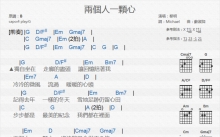 黎明《两个人一颗心》吉他谱_G调吉他弹唱谱_和弦谱