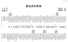《最珍贵的角落》吉他谱_C调吉他弹唱谱