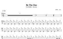 PANDORA - Beverly《Be The One》鼓谱_架子鼓谱