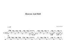 Black Sabbath《Heaven and hell》鼓谱_架子鼓谱