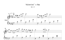 张一益《Valentine’s Day-情人节》钢琴谱