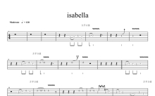 《isabella》吉他谱_吉他独奏谱