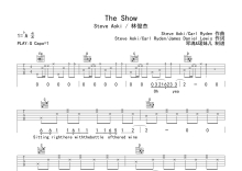 Steve Aoki /林俊杰《The Show》吉他谱_G调吉他弹唱谱