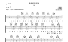 大美《我是夜里的孤独》吉他谱_C调吉他弹唱谱