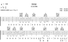 沈以诚《预言家》吉他谱_C调吉他弹唱谱