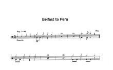 一级曲目《Belfast to Peru》鼓谱_架子鼓谱