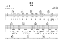 刘森《疯土》吉他谱_C调吉他弹唱谱