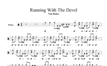 Van Halen《Runnin With The Devil》鼓谱_架子鼓谱