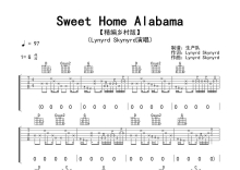 Lynyrd Skynyrd《Sweet Home Alabama》吉他谱_G调吉他弹唱谱