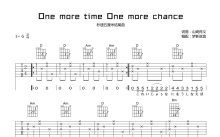 秒速五厘米《One More Time One More Chance》吉他谱_G调吉他弹唱谱