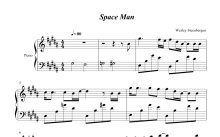 Sam Ryder《Space Man》钢琴谱