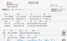 Sweety《花言巧语》吉他谱_C调吉他弹唱谱_和弦谱