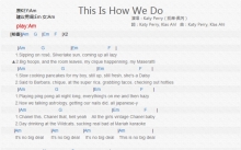 Katy Perry《This Is How We Do》吉他谱_C调吉他弹唱谱_和弦谱