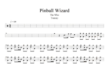 The Who《Pinball Wizard》鼓谱_架子鼓谱