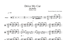 Beatles《Drive My Car》鼓谱_架子鼓谱