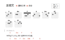 赞美之泉《主祷文》吉他谱_C调吉他弹唱谱_和弦谱