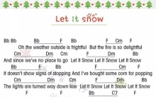 圣诞特辑《Let it snow》_尤克里里谱