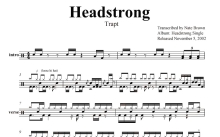 Trapt《Headstrong》鼓谱_架子鼓谱