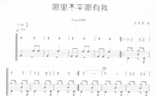 《哪里不平哪有我》鼓谱_架子鼓谱