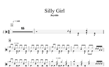 Joyside《Silly Girl》鼓谱_架子鼓谱