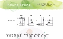 《Hakuna Matata》_尤克里里谱