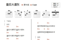 罗大佑《皇后大道东》吉他谱_C调吉他弹唱谱_和弦谱