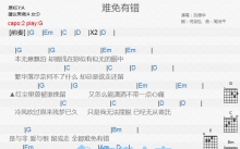 刘德华《难免有错》吉他谱_G调吉他弹唱谱_和弦谱