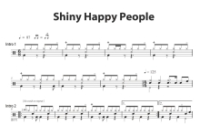 REM《Shiny Happy People》鼓谱_架子鼓谱