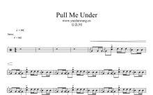 Dream Theater《Pull Me Under》鼓谱_架子鼓谱