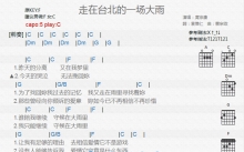 庹宗康《走在台北的一场大雨》吉他谱_C调吉他弹唱谱_和弦谱