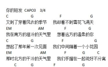 《你的短发》吉他谱_吉他弹唱谱_和弦谱