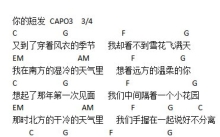 《你的短发》吉他谱_吉他弹唱谱_和弦谱