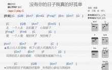 韩晶《没有你的日子我真的好孤单》吉他谱_C调吉他弹唱谱_和弦谱