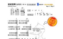 五月天《终结孤单》_C调尤克里里谱