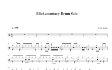 Travis Barker《Blinkumentary drum solo》鼓谱_架子鼓谱