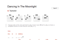 《Dancing In The Moonlight》吉他谱_吉他弹唱谱_和弦谱