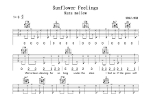 Kuzu mellow《sunflower feelings》吉他谱_C调吉他弹唱谱