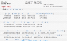 A-Lin《幸福了然后呢》吉他谱_C调吉他弹唱谱_和弦谱