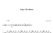 Depeche Mode《Enjoy The Silence》鼓谱_架子鼓谱