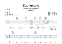 Vanny Vabiola《Boulevard》吉他谱_G调吉他弹唱谱_精编完美版