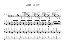练习曲《Learn to Fly》鼓谱_架子鼓谱