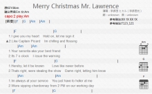 宇多田光《Merry Christmas Mr. Lawrence》吉他谱_C调吉他弹唱谱_和弦谱