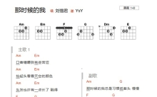 刘惜君《那时候的我》吉他谱_D调吉他弹唱谱_和弦谱