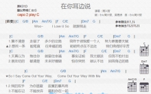 周兴哲《在你耳边说》吉他谱_C调吉他弹唱谱_和弦谱