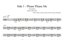 Beatles《Please Please Me》鼓谱_架子鼓谱