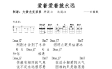 田馥甄《爱着爱着就永远》_尤克里里谱