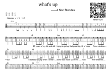 4 Non Blondes《What's Up》_G调尤克里里谱