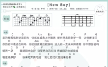 盘尼西林《New Boy》_尤克里里谱