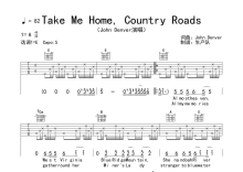 John Denver《Take me home, Country Road》吉他谱_E调吉他弹唱谱