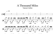 Vanessa Carlton《A Thousand Miles》鼓谱_架子鼓谱